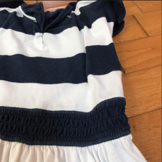 Hollister(ホリスター)のホリスター☆ボーダーカットソー キッズ/ベビー/マタニティのキッズ服女の子用(90cm~)(Tシャツ/カットソー)の商品写真