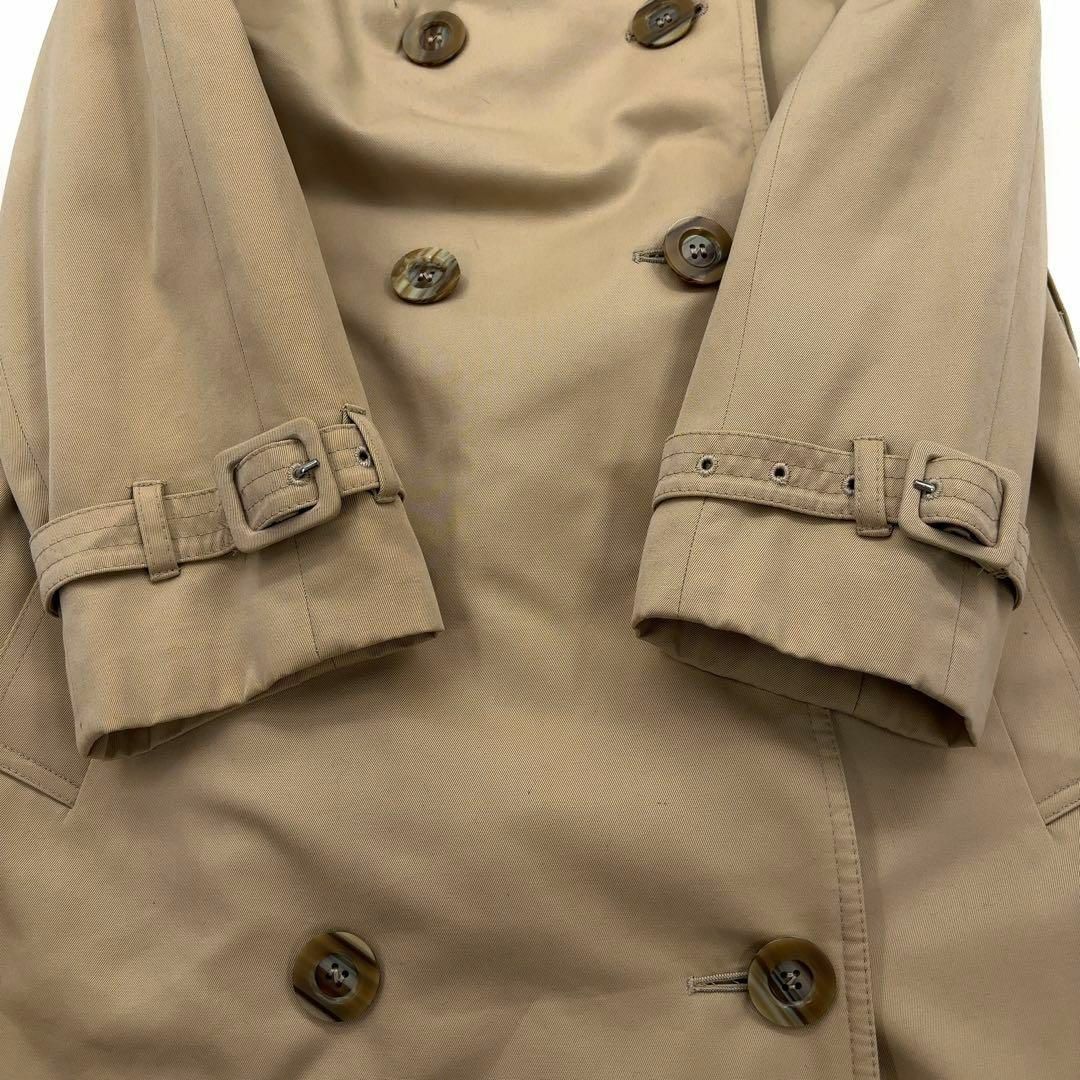 美品】Aquascutum アクアスキュータム トレンチコート ロング ダブル