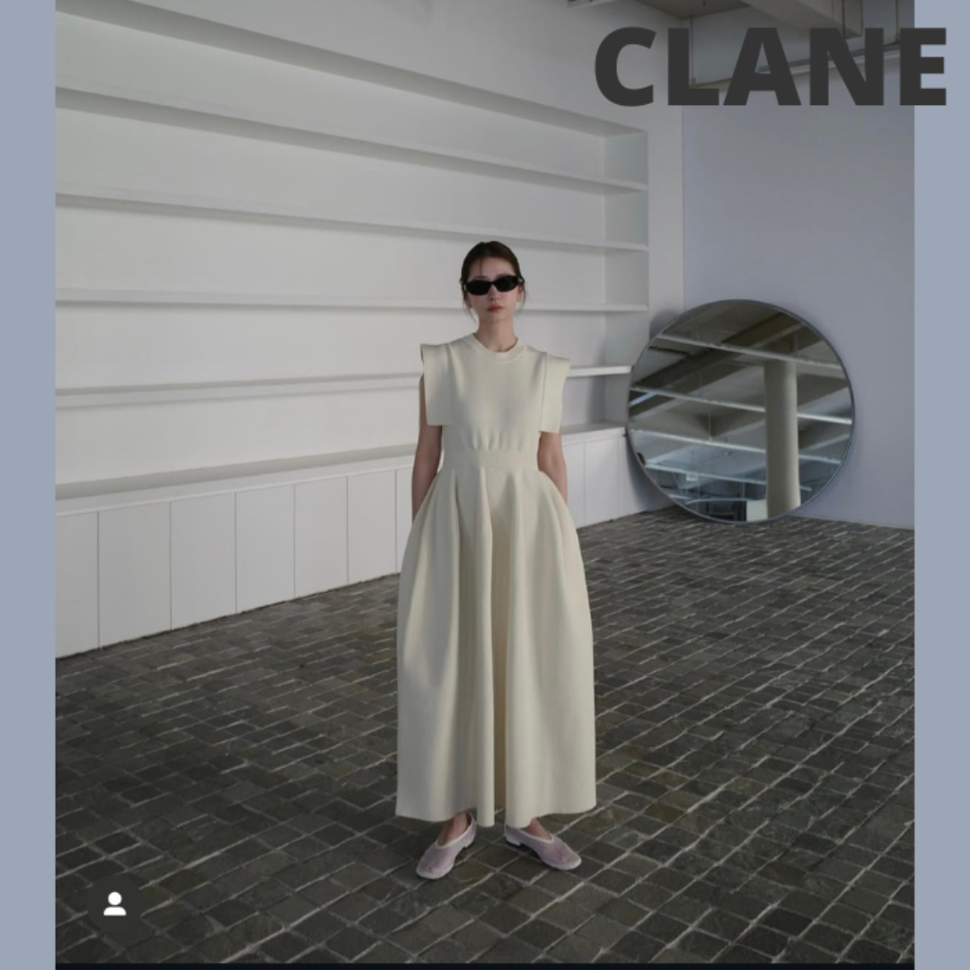 横浜店限定★CLANE SQUARE SELEEVE KNIT ONEPIECE 横浜店限定☆CLANE SQUARE SELEEVE KNIT ONEPIECE