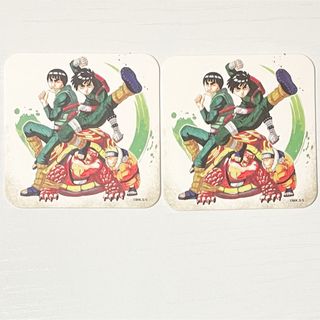 NARUTO ジャンプ展 アートコースター うずまきナルト リー マイト・ガイ
