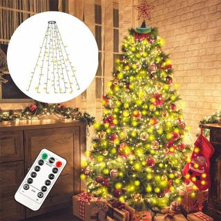 【色:ウォームホワイト】CHMKSTC LED イルミネーションライト クリスマ