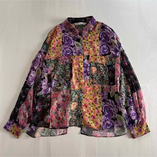 ZARA - ZARA シースルー シャツ シアーシャツ チェック グレー ZARA - ZARA シースルー シャツ シアーシャツ チェック グレー