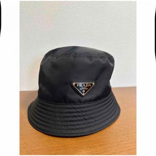 PRADA - 23aw PRADA プラダ ナッパ レザー バケットハットの通販 PRADA - 23aw PRADA プラダ ナッパ レザー バケットハットの通販