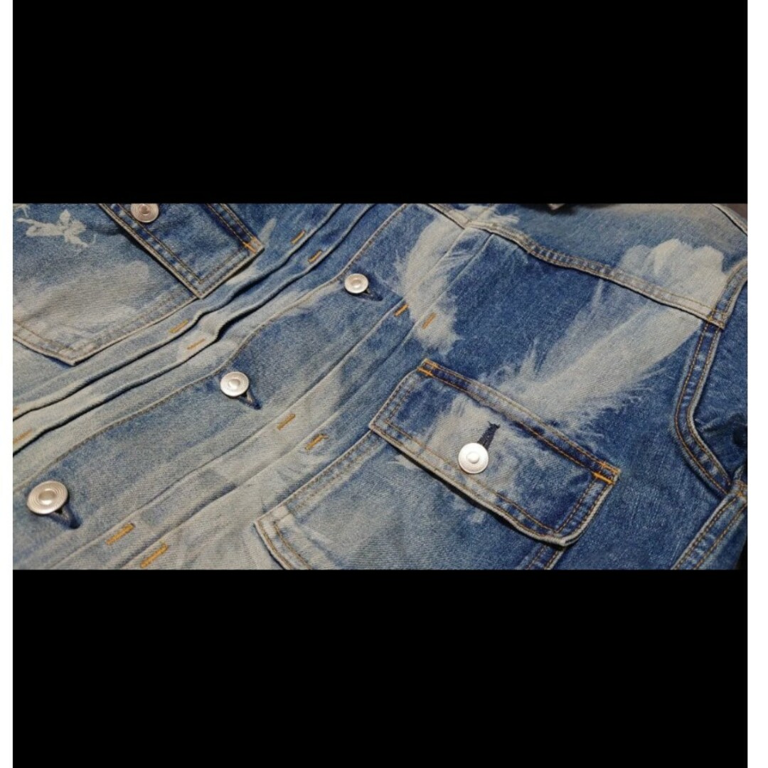 新品 MASU BOYS FEATHER DENIM JACKET 24aw46 メンズのジャケット/アウター(Gジャン/デニムジャケット)の商品写真