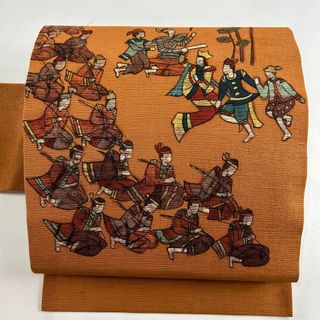 名古屋帯 美品 優品 正絹 【中古】(帯)