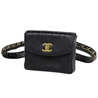 CHANEL(ボディバッグ/ウエストポーチ ・ ブラック/黒色系)の CHANEL(ボディバッグ/ウエストポーチ ・ ブラック/黒色系)の