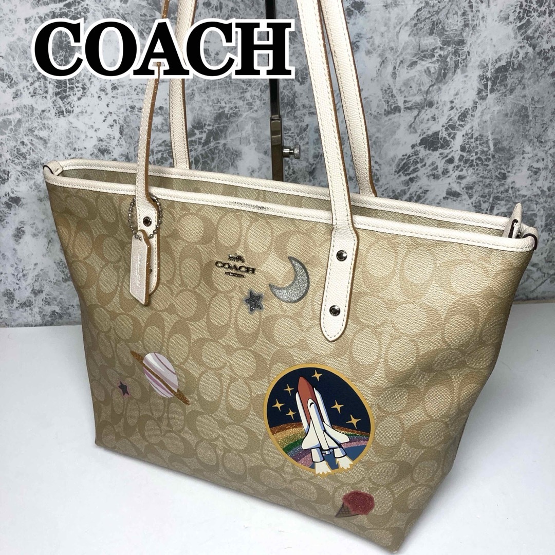 COACH - coach コーチ トートバッグ シグネイチャー F29126 PVC A4