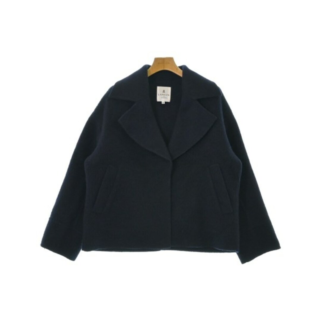 LANVIN en Bleu - LANVIN en bleu カジュアルジャケット 38(M位) 紺 【古着】【中古】