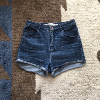 ザラ(ZARA)のZARA ハイウェストデニムパンツ 36(デニム/ジーンズ)