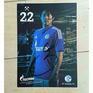 内田篤人/直筆サイン入りカード～シャルケ クラブ発行～日本代表(スポーツ選手)