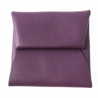 エルメス(HERMES)の美品◎HERMES エルメス BASTIA VERSO バスティア ヴェルソ カシス ルージュガランス シルバー金具 エバーカラー コインケース U刻印 箱付き フランス製 正規品 レディース(コインケース)