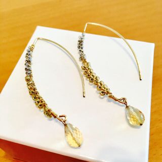 カナルヨンドシー(canal４℃)の【sale】ジューシーロック 天然石フックピアス(ピアス)