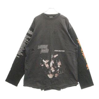 BALENCIAGA - バレンシアガ 24SS 699191 TPVO2 メタルロゴ長袖 BALENCIAGA - バレンシアガ 24SS 699191 TPVO2 メタルロゴ長袖
