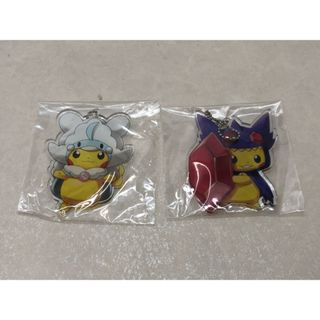 未開封★ ポケモンセンター　ポンチョを着たピカチュウ アクリルチャーム( アクリルキーホルダー )まとめ売り【P1781-008】086(キーホルダー)