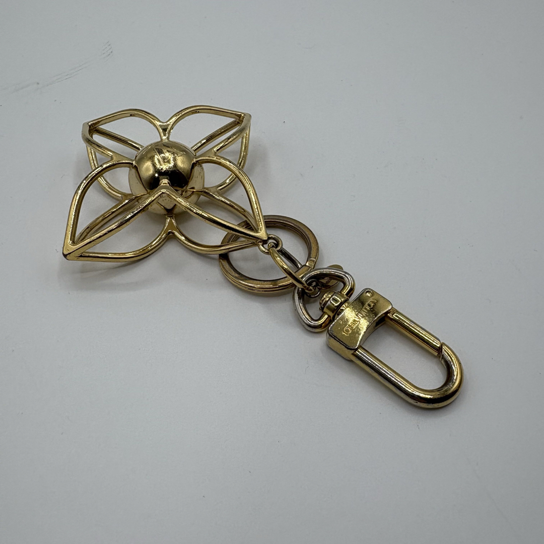 【超目玉枠】 美品】ルイヴィトン ゴールド バックチャーム LVスフィア M61024 アクセサリー