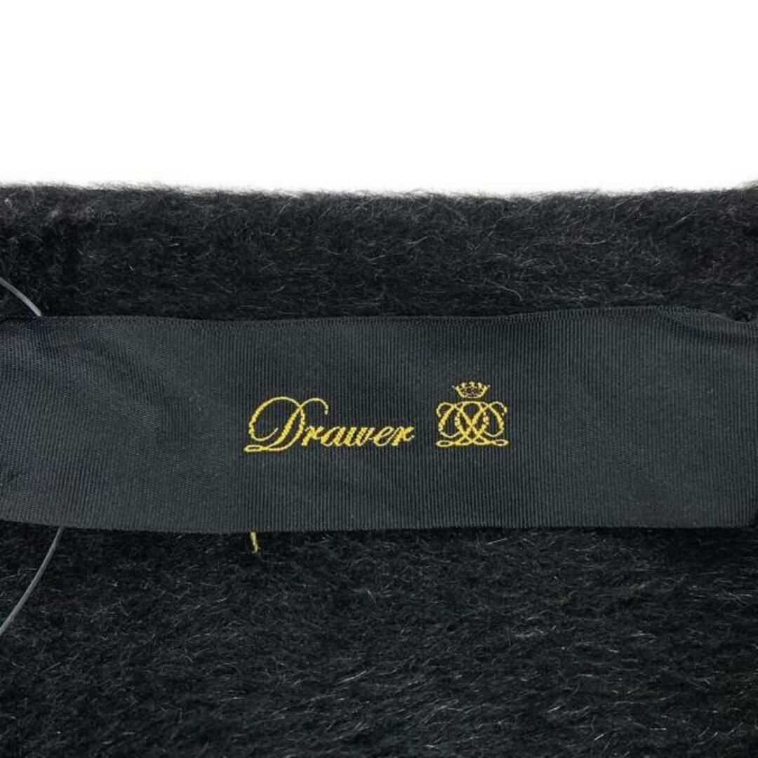 美品♪希少Drawerドゥロワー 23AWウールアルパカコート38 定価19万 Drawer - Drawer(ドゥロワー) コート レディース - 黒 長袖