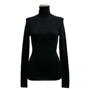 PRADA - レア美品✨プラダ クルーネックニット カシミヤ混 ロゴ PRADA - レア美品✨プラダ クルーネックニット カシミヤ混 ロゴ