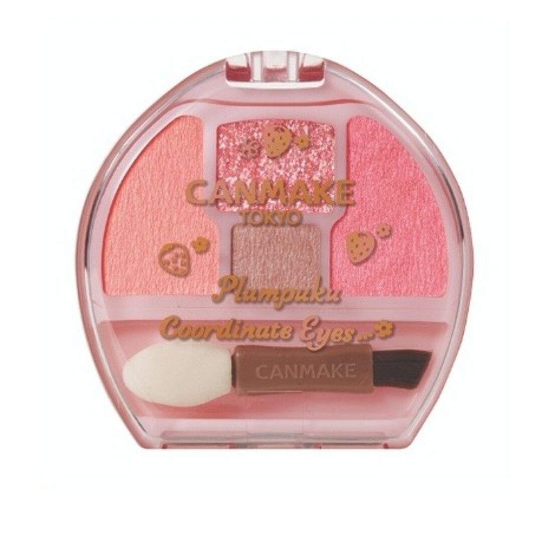 CANMAKE(キャンメイク)の限定 CANMAKEキャンメイク プランぷくコーデアイズ 04 イチゴプランぷく コスメ/美容のベースメイク/化粧品(アイシャドウ)の商品写真