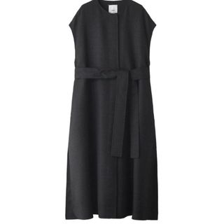 ebure - 2024AW ebure カシミヤ ノーカラー ショートコート ebure - 2024AW ebure カシミヤ ノーカラー ショートコート