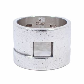 グッチ(GUCCI)のGUCCI グッチ Gモチーフ ワイド リング シルバー925 11号(リング(指輪))