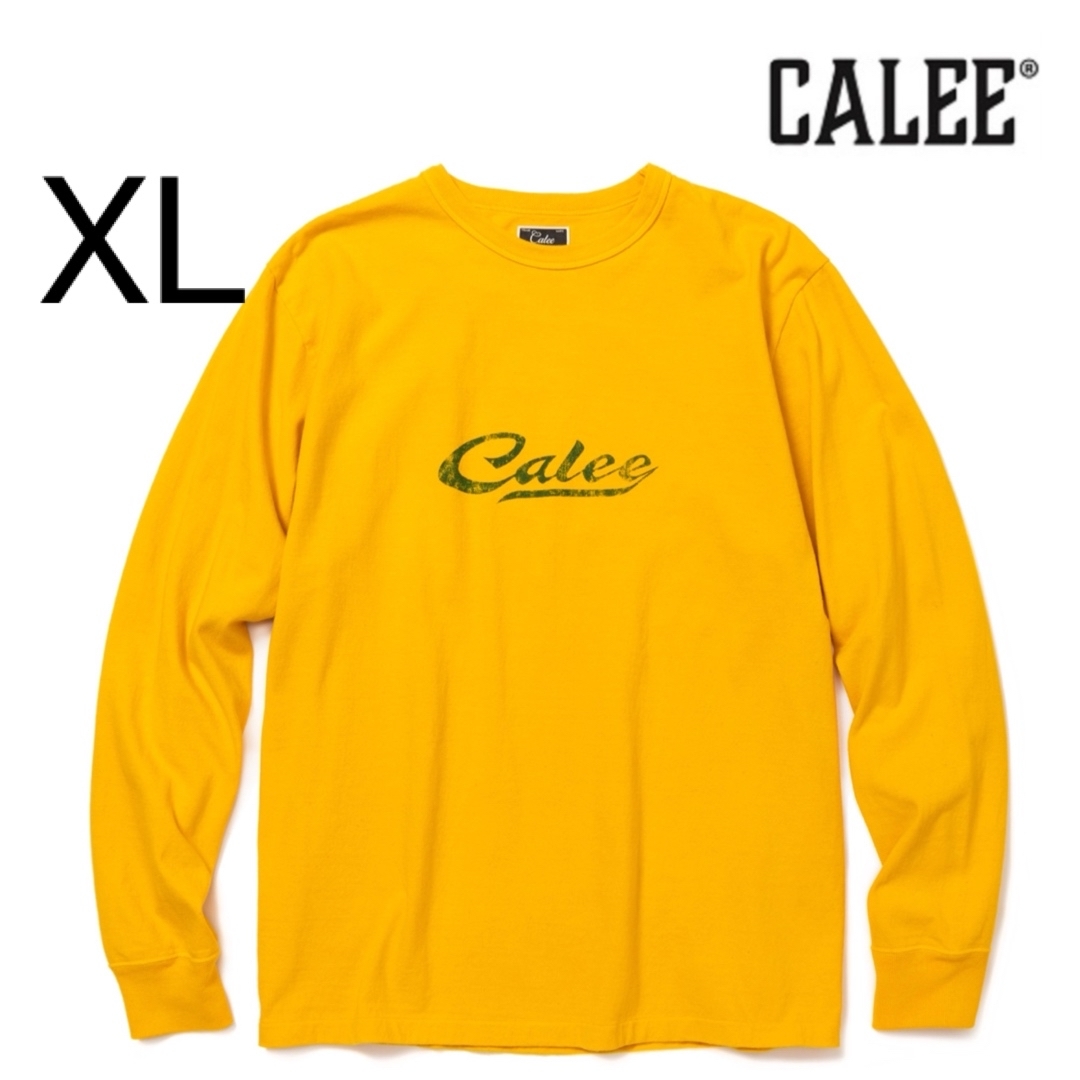 CALEE(キャリー)のCALEE BINDER NECK LOGO VINTAGE L/S TEE メンズのトップス(Tシャツ/カットソー(七分/長袖))の商品写真