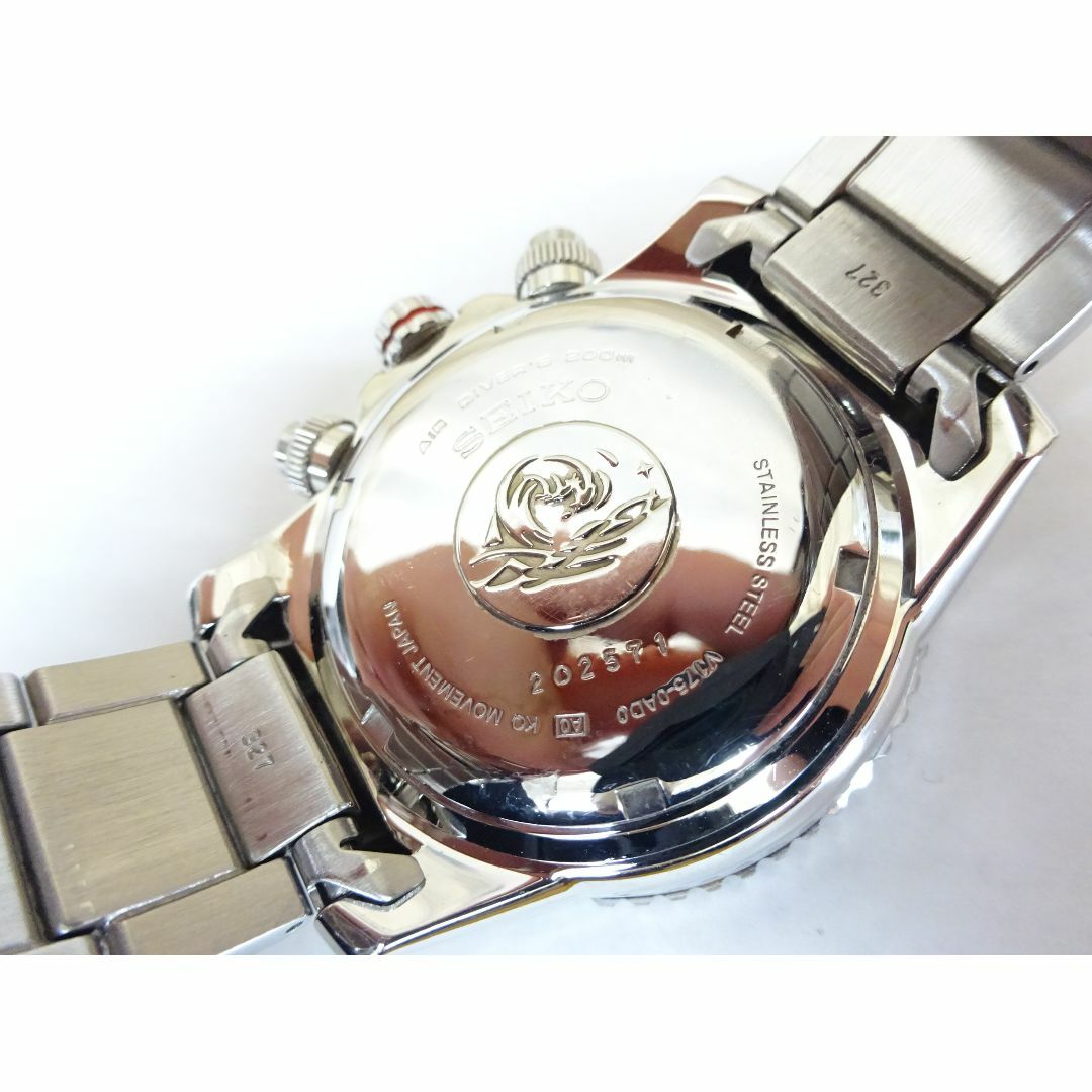 SEIKO(セイコー)の奈205/ SEIKO クロノグラフ ダイバーズ 腕時計 メンズ ソーラー メンズの時計(腕時計(アナログ))の商品写真