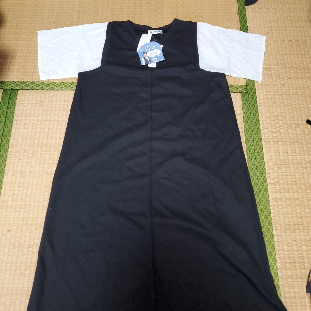 HINA STYLE(ヒナスタイル)のしまむら hina ワンピース 3l レディースのワンピース(ロングワンピース/マキシワンピース)の商品写真