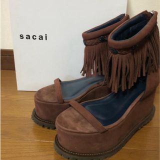sacai - 未使用品 sacai ZUCCa コラボ サンダル ルチャリブレ sacai - 未使用品 sacai ZUCCa コラボ サンダル ルチャリブレ