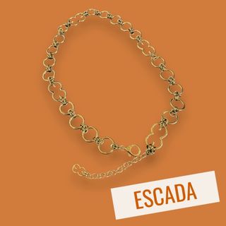 エスカーダ(ESCADA)のESCADA エスカーダ  ロゴ チェーンベルト ゴールド(ベルト)