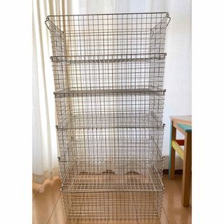 MUJI (無印良品) - 無印良品 ステンレス ワイヤー バスケットの MUJI (無印良品) - 無印良品 ステンレス ワイヤー バスケットの