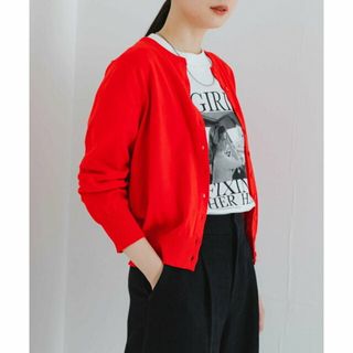 アーバンリサーチ(URBAN RESEARCH)の【RED】new basic ハイゲージクルーネックニットカーディガン(カーディガン)