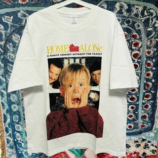 ホームアロン Ｔシャツ ティーシャツ 白T 可愛い 攻め 前衛的 男性(Tシャツ/カットソー(半袖/袖なし))