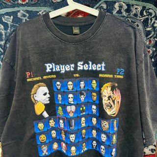 格闘ゲーム Ｔシャツ ティーシャツ ダメージ加工 攻め 前衛的 男性(Tシャツ/カットソー(半袖/袖なし))