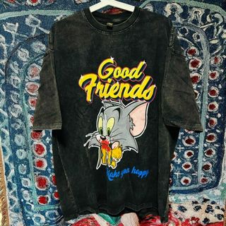 駆逐ネズミ T-shirt Tシャツ 映画 新品未使用 グレー ブラック(Tシャツ/カットソー(半袖/袖なし))