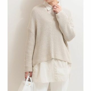 Noble - タグ付 新品 YAK/ヤク ワイドVネックニット ピンク 完売 Noble - タグ付 新品 YAK/ヤク ワイドVネックニット ピンク 完売