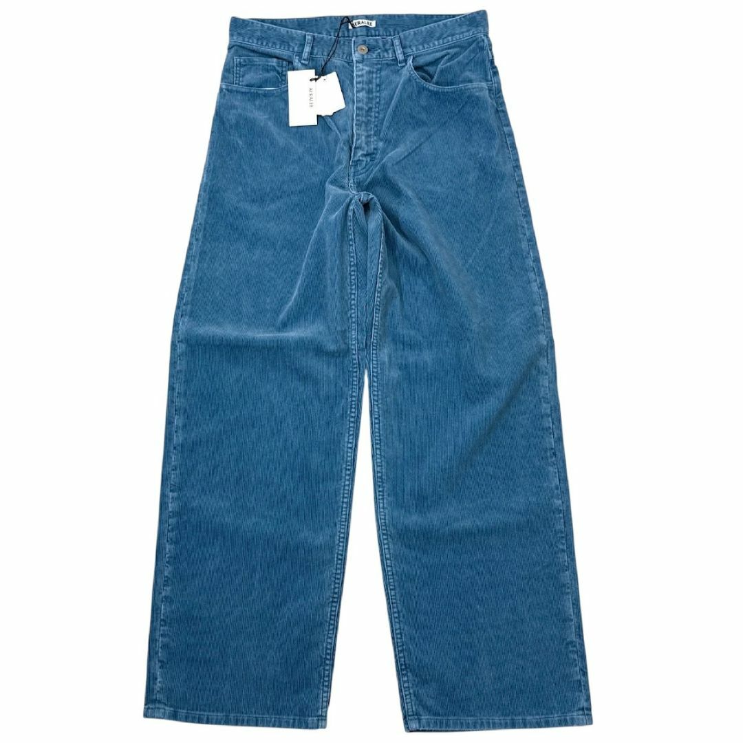 AURALEE - PIGMENT DYE FINX CORDUROY WIDE PANTS 4の通販 by AURALEE - PIGMENT DYE FINX CORDUROY WIDE PANTS 4の通販 by