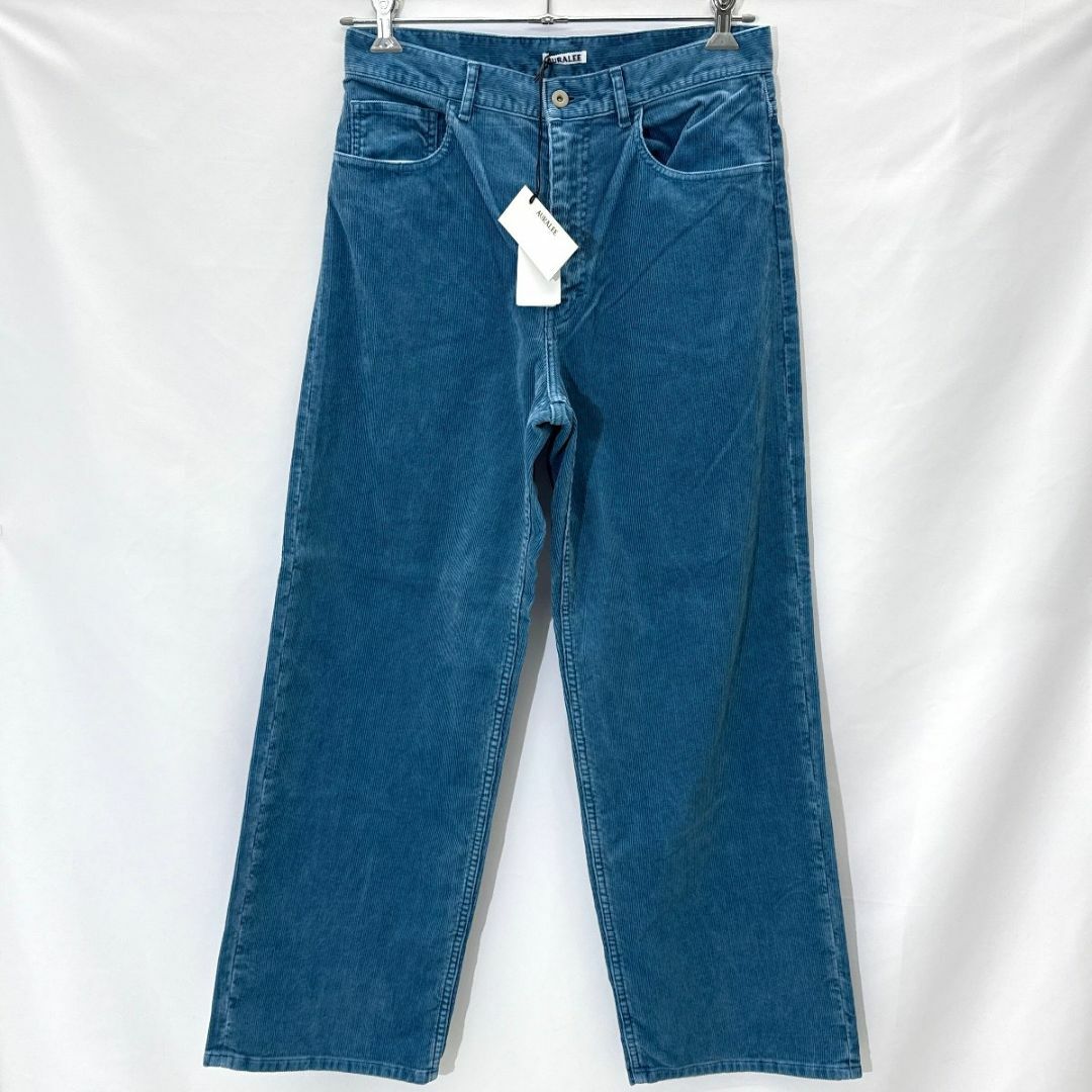 AURALEE - PIGMENT DYE FINX CORDUROY WIDE PANTS 4の通販 by AURALEE - PIGMENT DYE FINX CORDUROY WIDE PANTS 4の通販 by