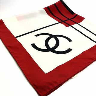 CHANEL - 未使用 希少 シャネル ココマーク スカーフ 大判 CHANEL - 未使用 希少 シャネル ココマーク スカーフ 大判