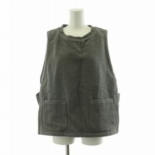 アザー(other)のブロカント タグ付き コットンメルトンポッシュブトンジレ ベスト 2 グレー(ベスト/ジレ)