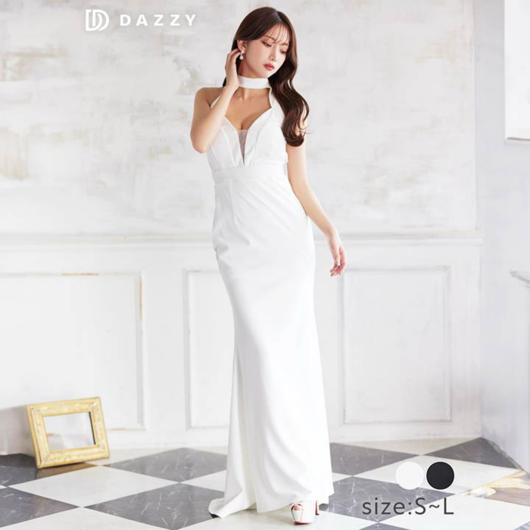 dazzy store(デイジーストア)のロングドレス ホルターネック Dazzy レディースのフォーマル/ドレス(ロングドレス)の商品写真