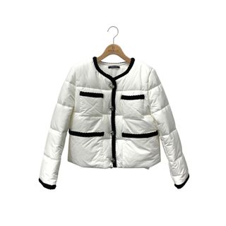 FOXEY - 2024年 フォクシー ツイードジャケット バニラ ホワイト FOXEY - 2024年 フォクシー ツイードジャケット バニラ ホワイト