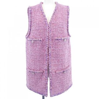 CHANEL - 美品 CHANEL シャネル ベスト ピンク ライトパープル CHANEL - 美品 CHANEL シャネル ベスト ピンク ライトパープル