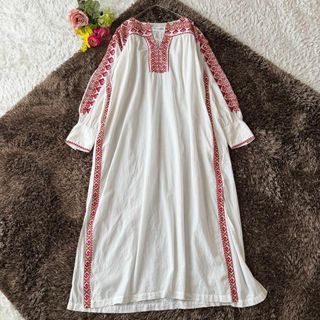 Sara Mallika - サラマリカ 刺繍ワンピース ピンク Mの通販|ラクマ Sara Mallika - サラマリカ 刺繍ワンピース ピンク Mの通販|ラクマ