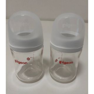 ピジョン(Pigeon)の【値下げ】Pigeon 母乳実感　哺乳びん（耐熱ガラス製）　160ml(哺乳ビン)