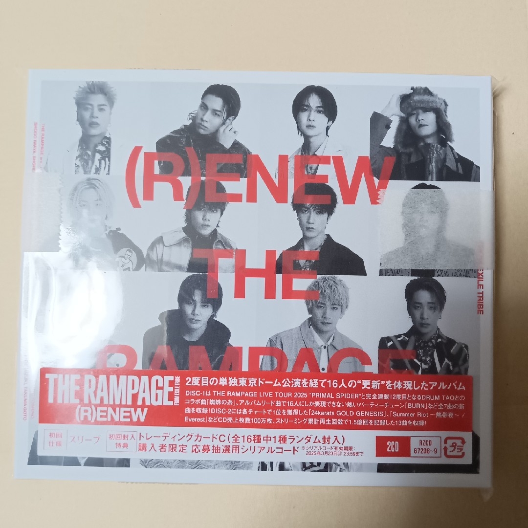 THE RAMPAGE(ザランページ)の(R)ENEW エンタメ/ホビーのCD(ポップス/ロック(邦楽))の商品写真