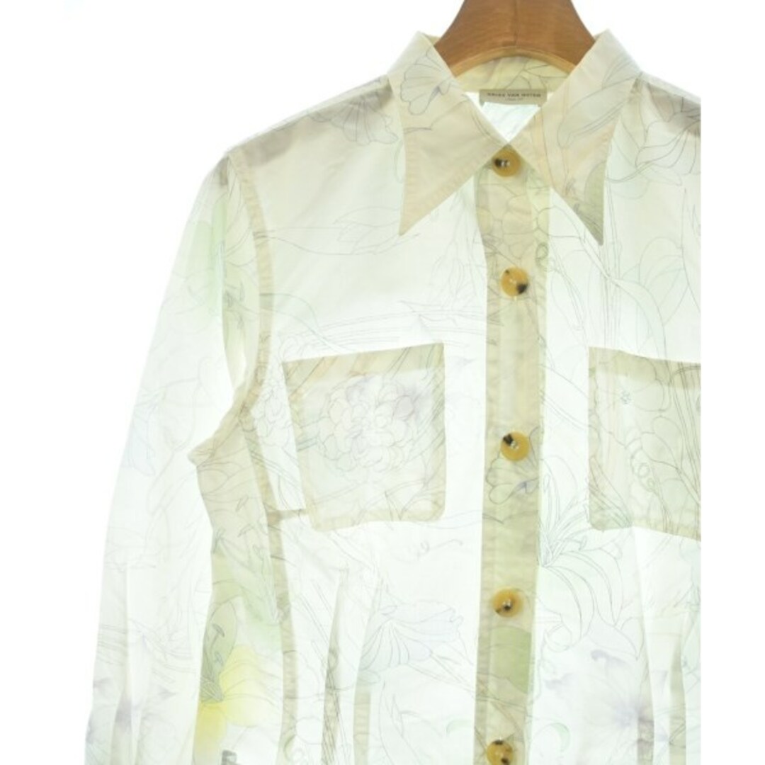 DRIES VAN NOTEN ワンピース オフホワイト(花柄) 2007725J0085 DRIES VAN NOTEN - DRIES VAN NOTEN ワンピース 38(S位) オフ