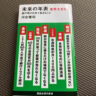 講談社 - 未来の年表　業界大変化　瀬戸際の日本で起きること