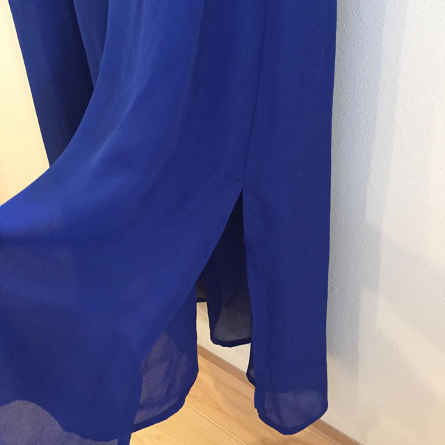 ロイヤルブルー*シフォンスカート レディースのスカート(ロングスカート)の商品写真