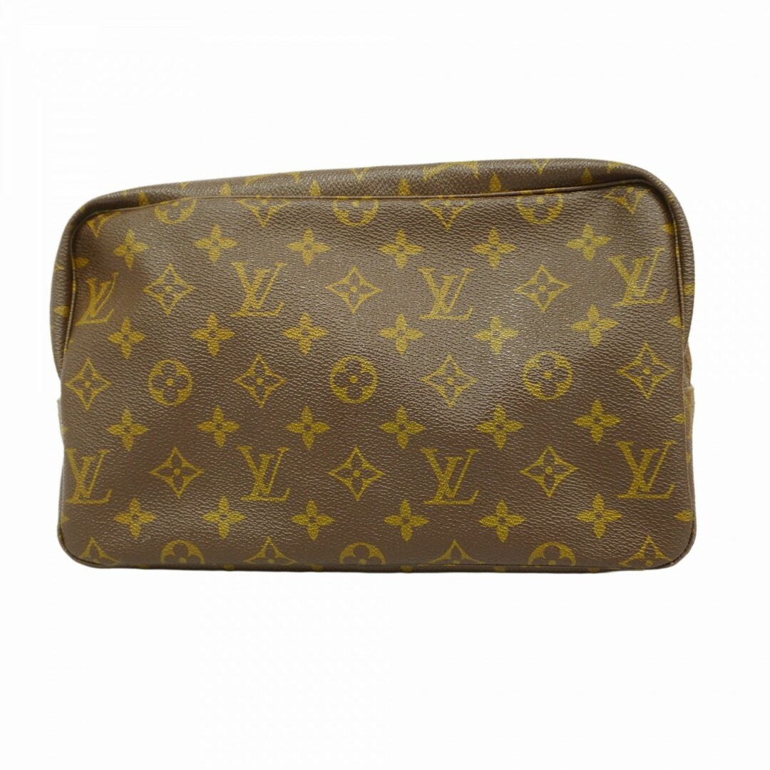 LOUIS VUITTON - ★SALE【5cc2202】ルイヴィトン ポーチ モノグラム トゥルーストワレット28 M47522 ブラウン【中古】レディース