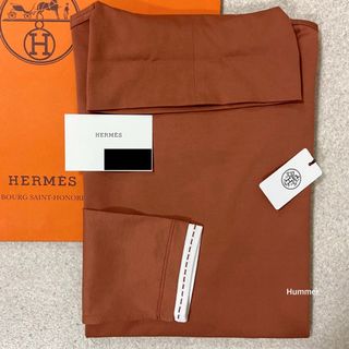 HERMES - HERMES ブラック黒ジッパー付きニットカットソーMの HERMES - HERMES ブラック黒ジッパー付きニットカットソーMの